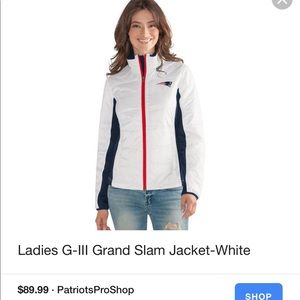 NFL Brand Patriots white jacket